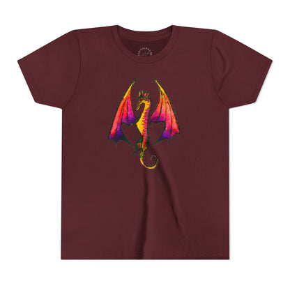 Kids Dragon T-Shirt — Colorful Fantasy Dragon Youth Tee