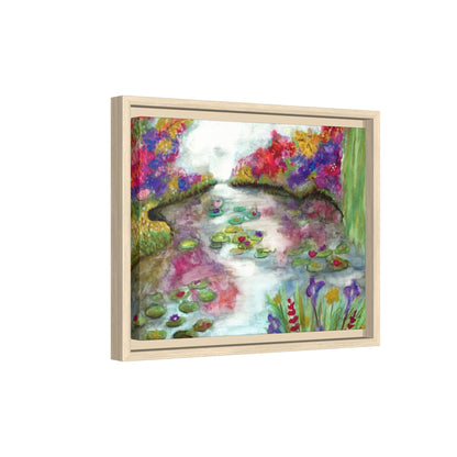 Floral Summer Pond Framed Wall Art