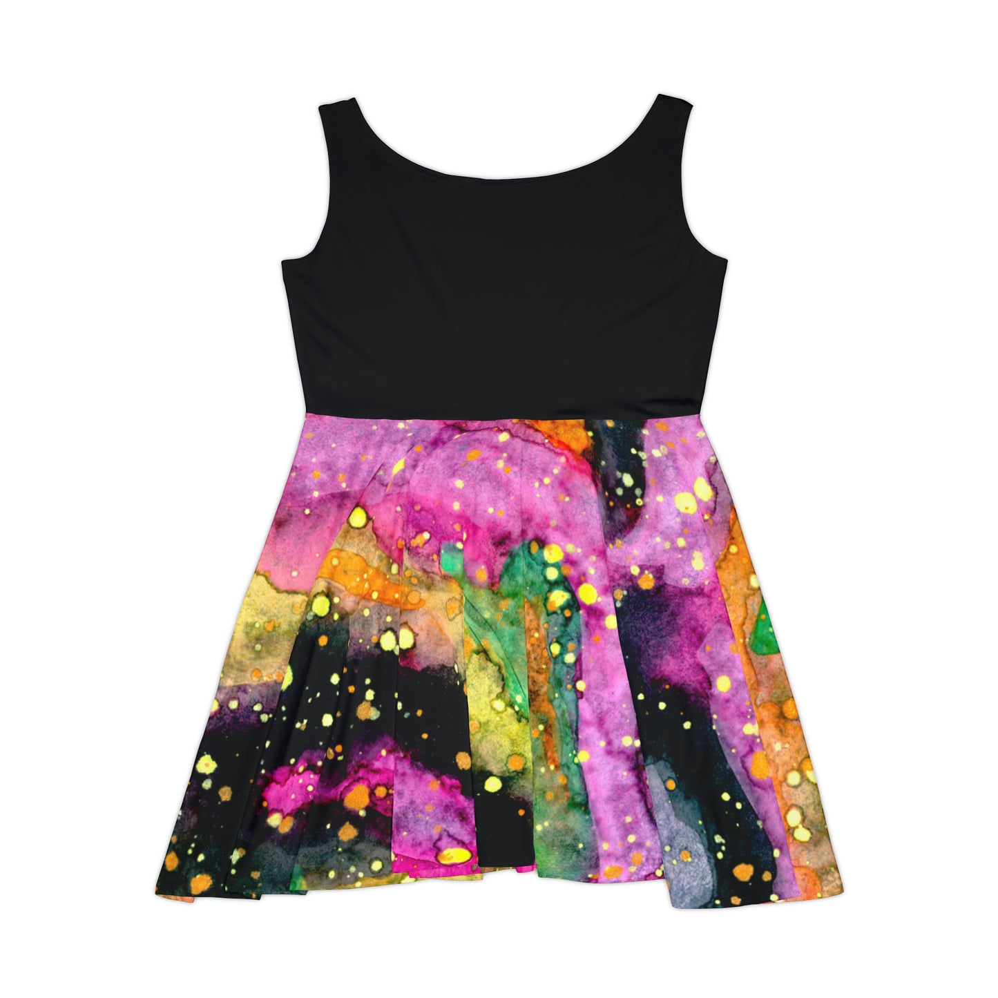 Neon Galaxy Women's Skater Dress (AOP)