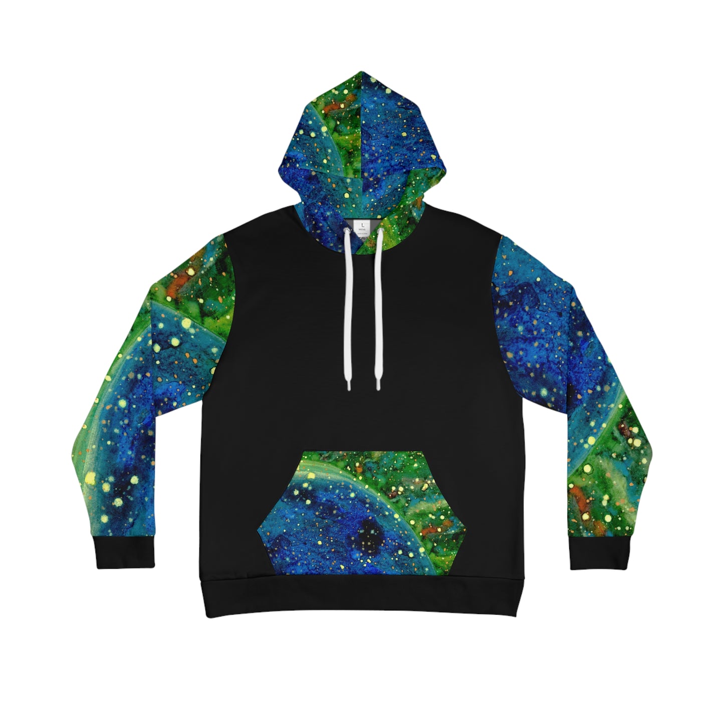 Blue Planet Galaxy Unisex Fashion Hoodie (AOP)