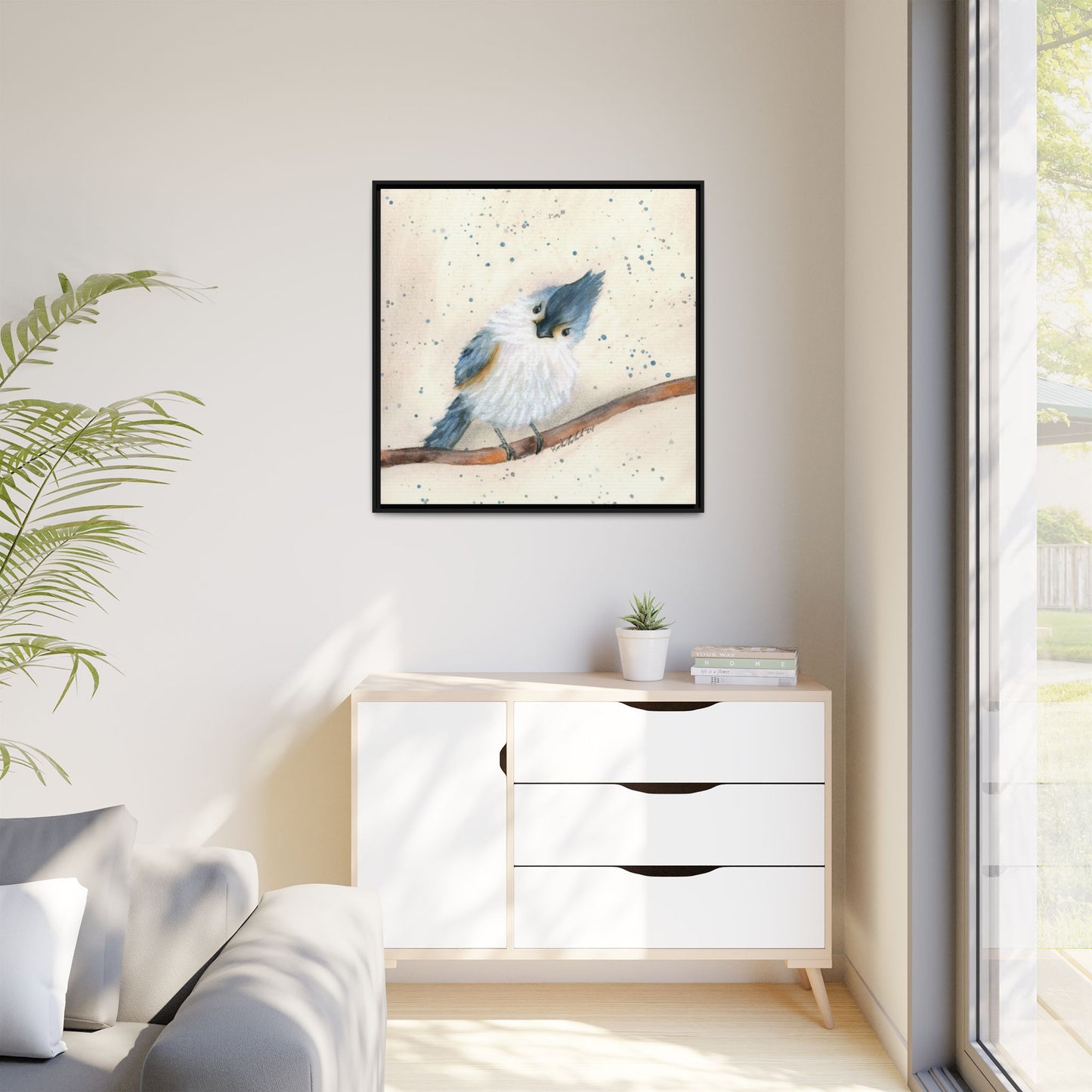 Blue Bird Framed Wall Art