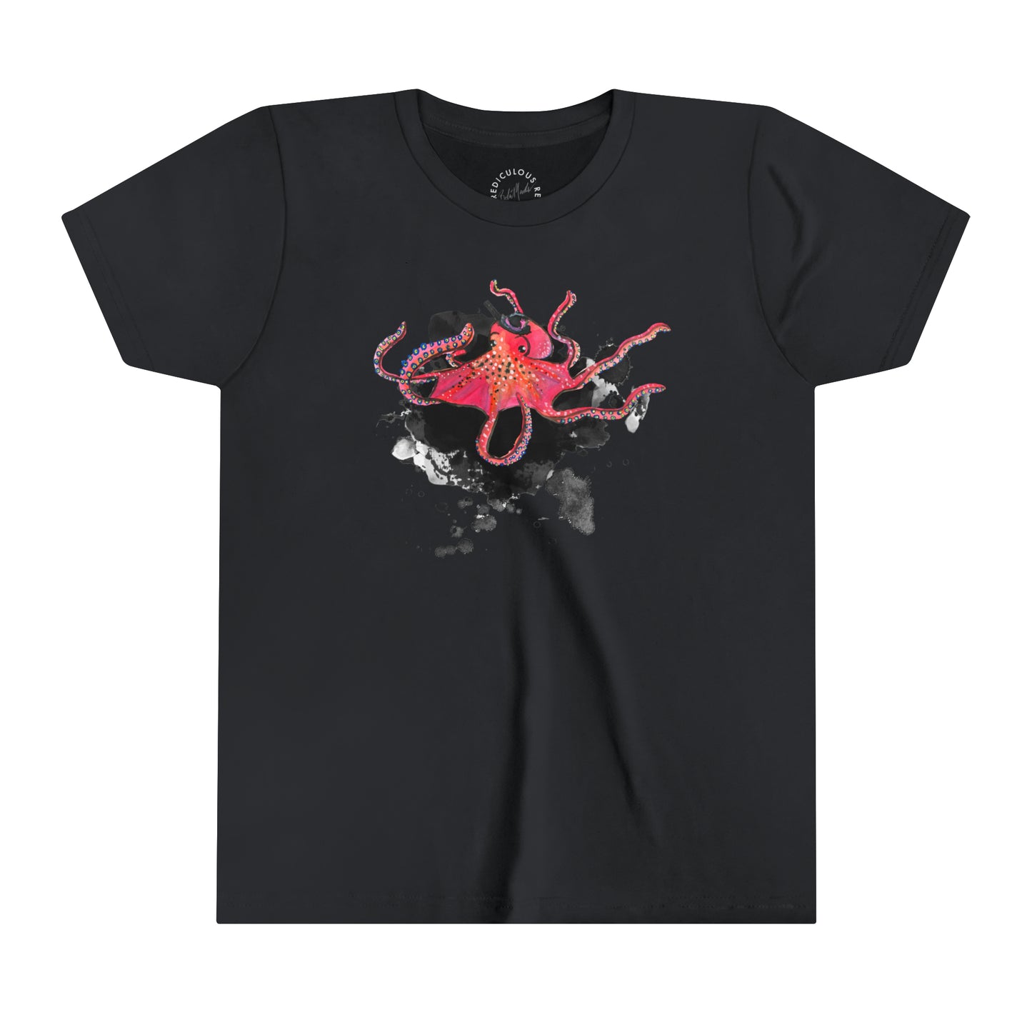 Red Octopus Kids T-Shirt