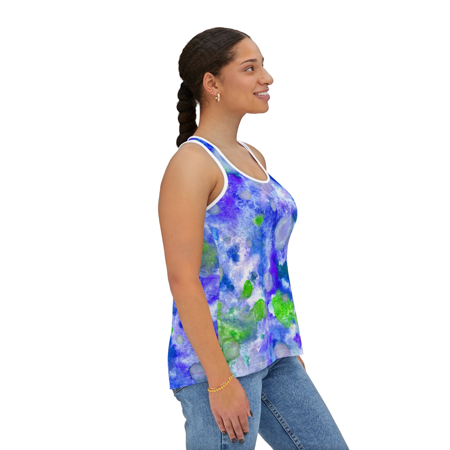 Blue Dot Women's Tank Top (AOP)