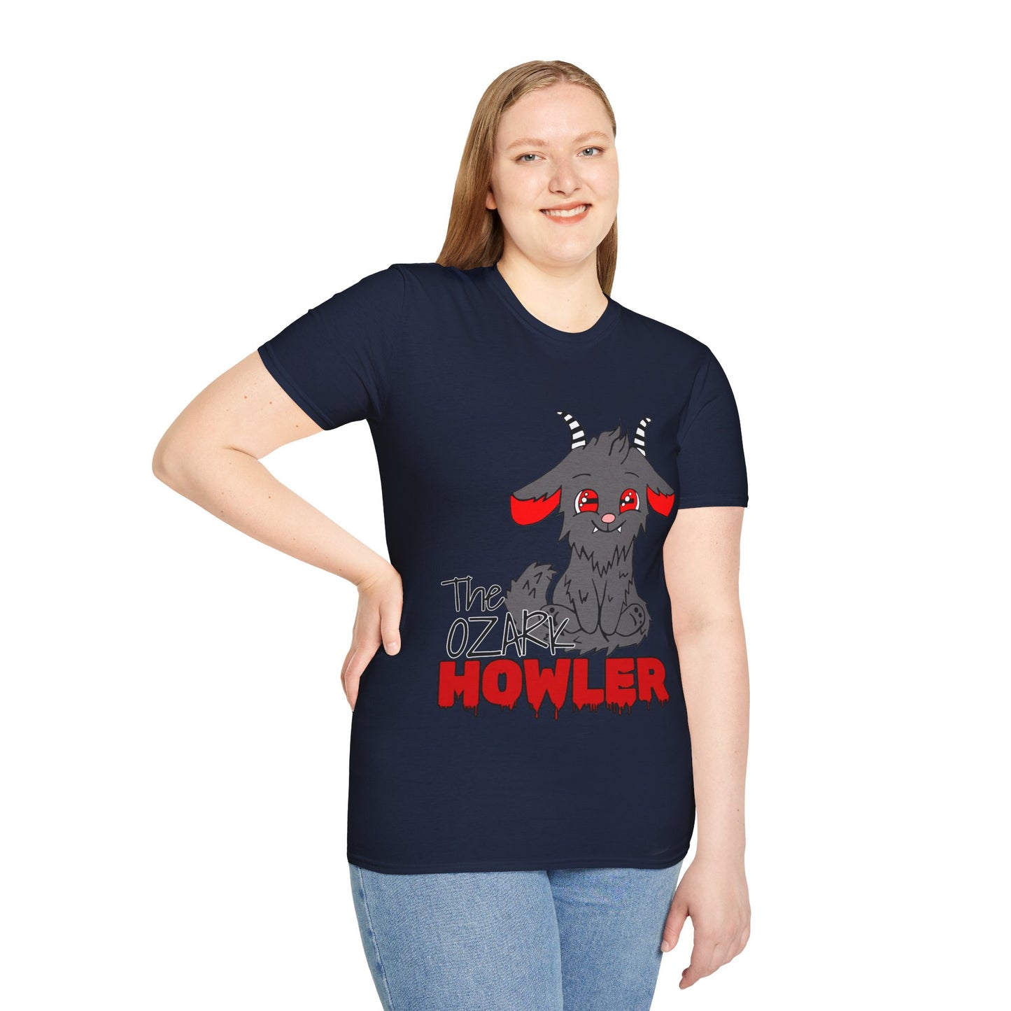 Baby Ozark Howler T-Shirt — Cute Spooky Cryptid "The Howler" Graphic Tee