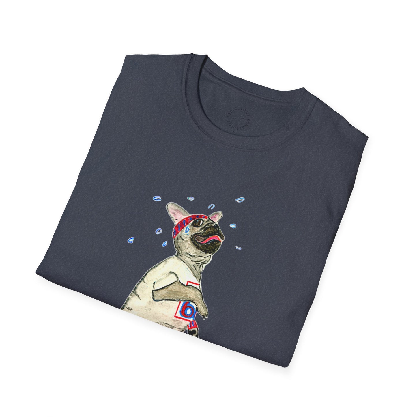 Out of Shape Bulldog Unisex Softstyle T-Shirt