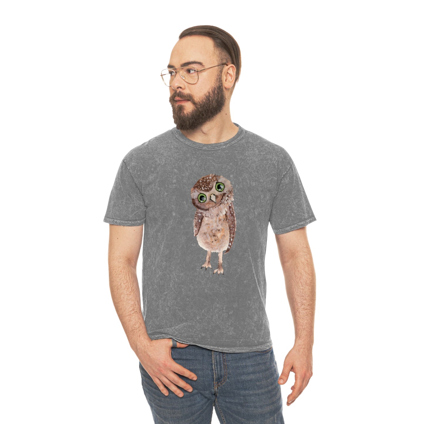 Owl Mineral Unisex Wash T-Shirt