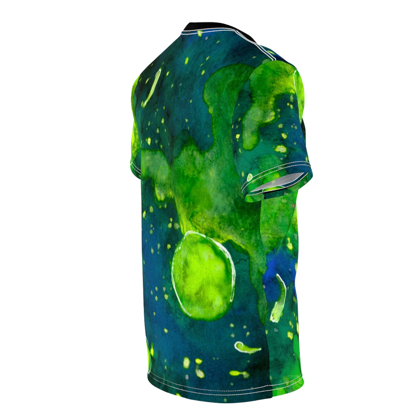 Green Galaxy Unisex T-Shirt (AOP)