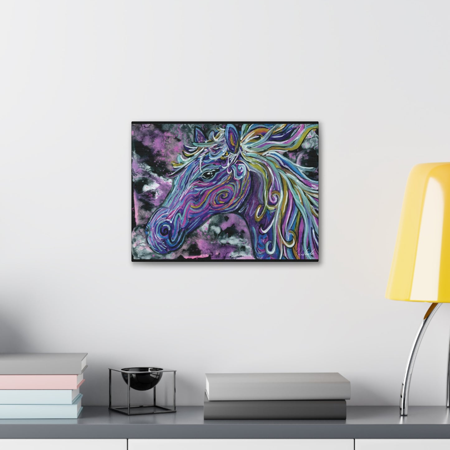 Watercolor Horse Canvas Gallery Wrap