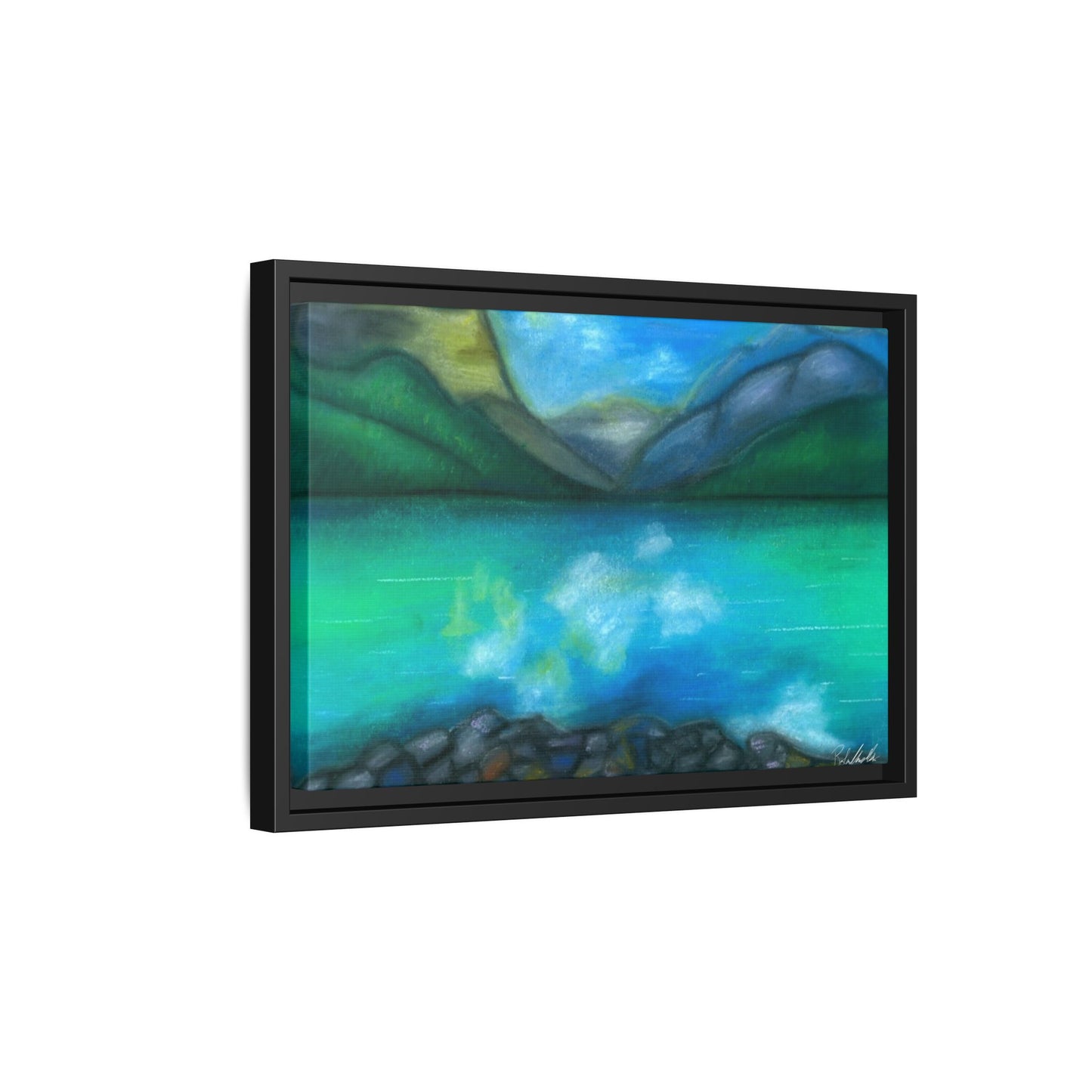 Mountain Lake Framed Wall Art