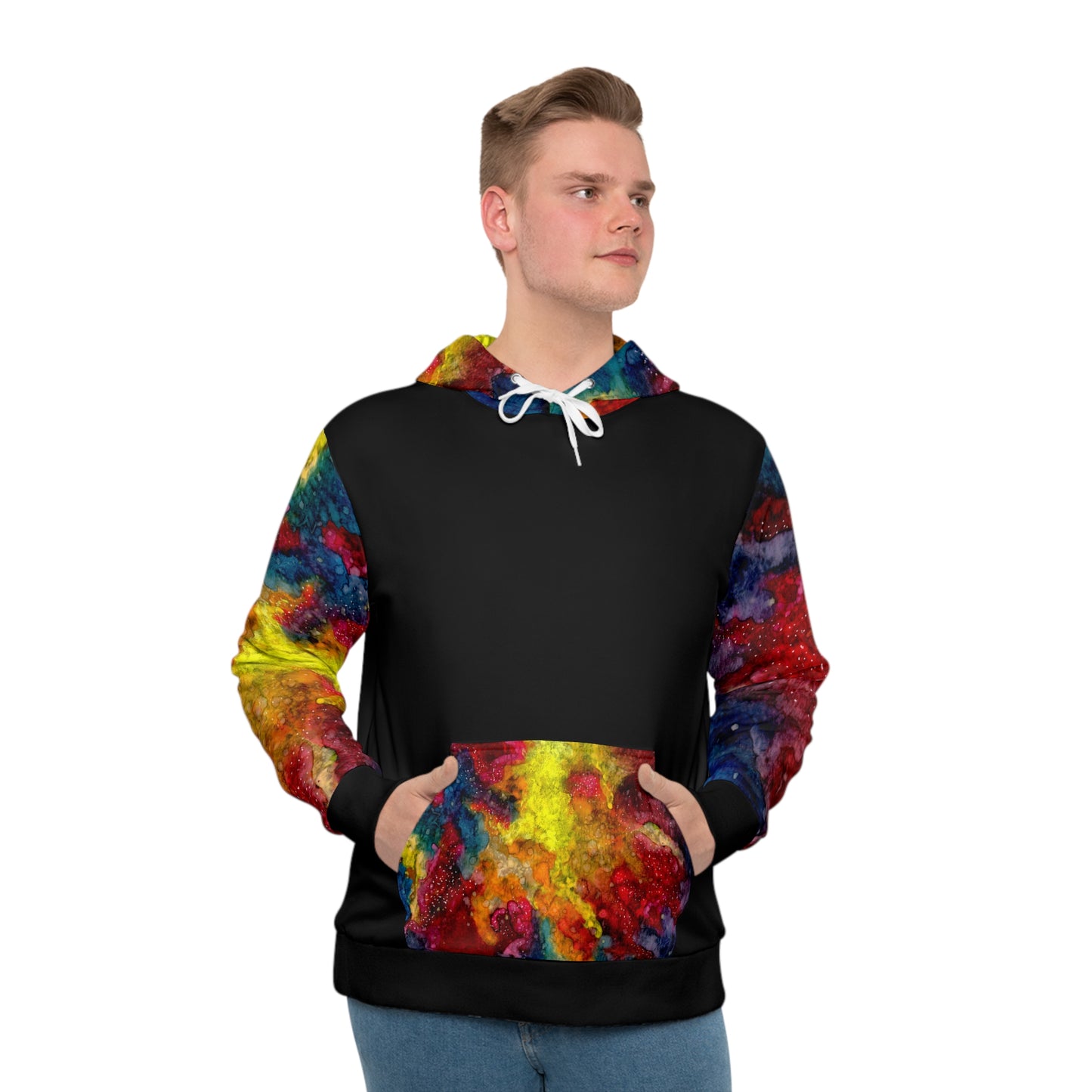 Sunset Clouds Galaxy Unisex Fashion Hoodie (AOP)