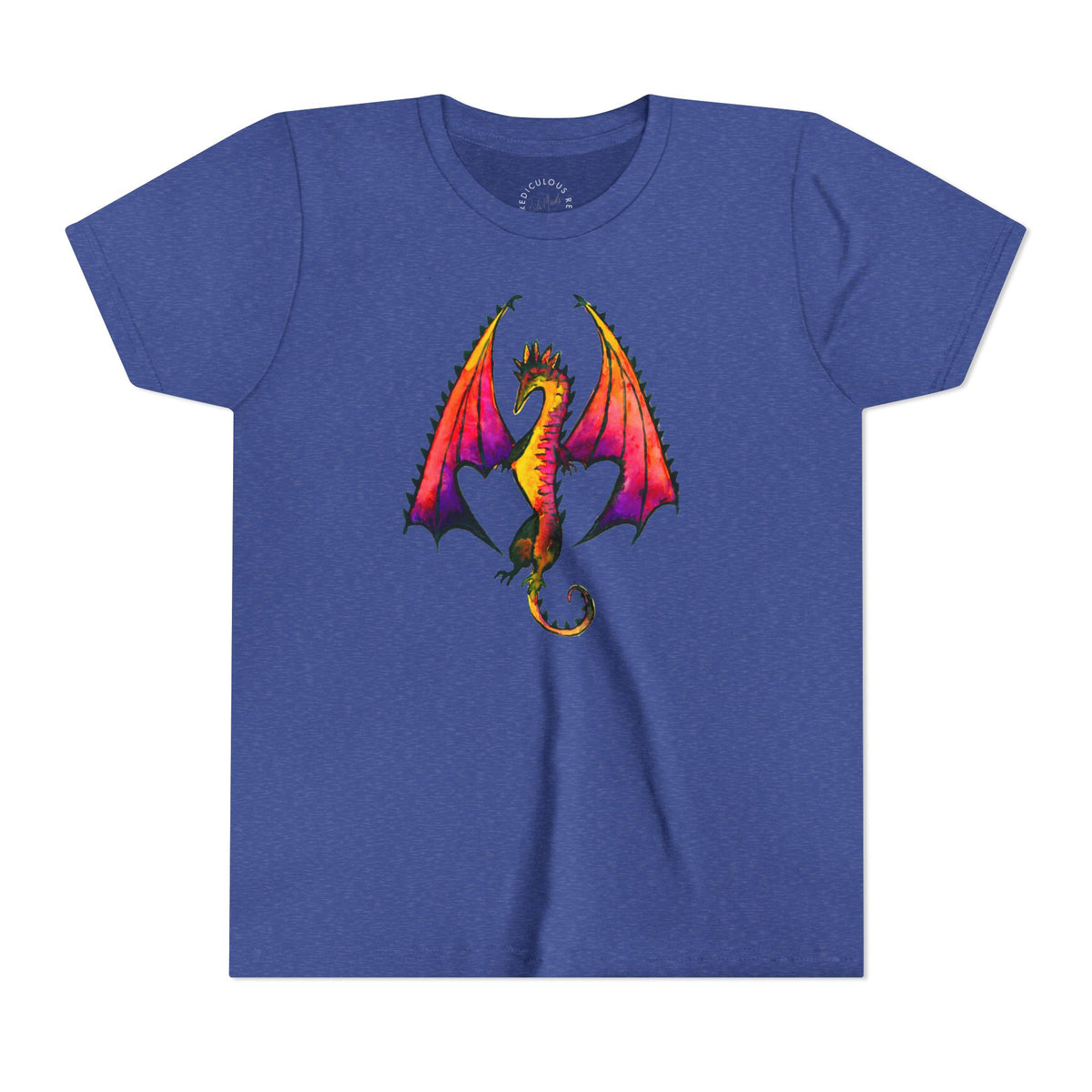 Kids Dragon T-Shirt — Colorful Fantasy Dragon Youth Tee
