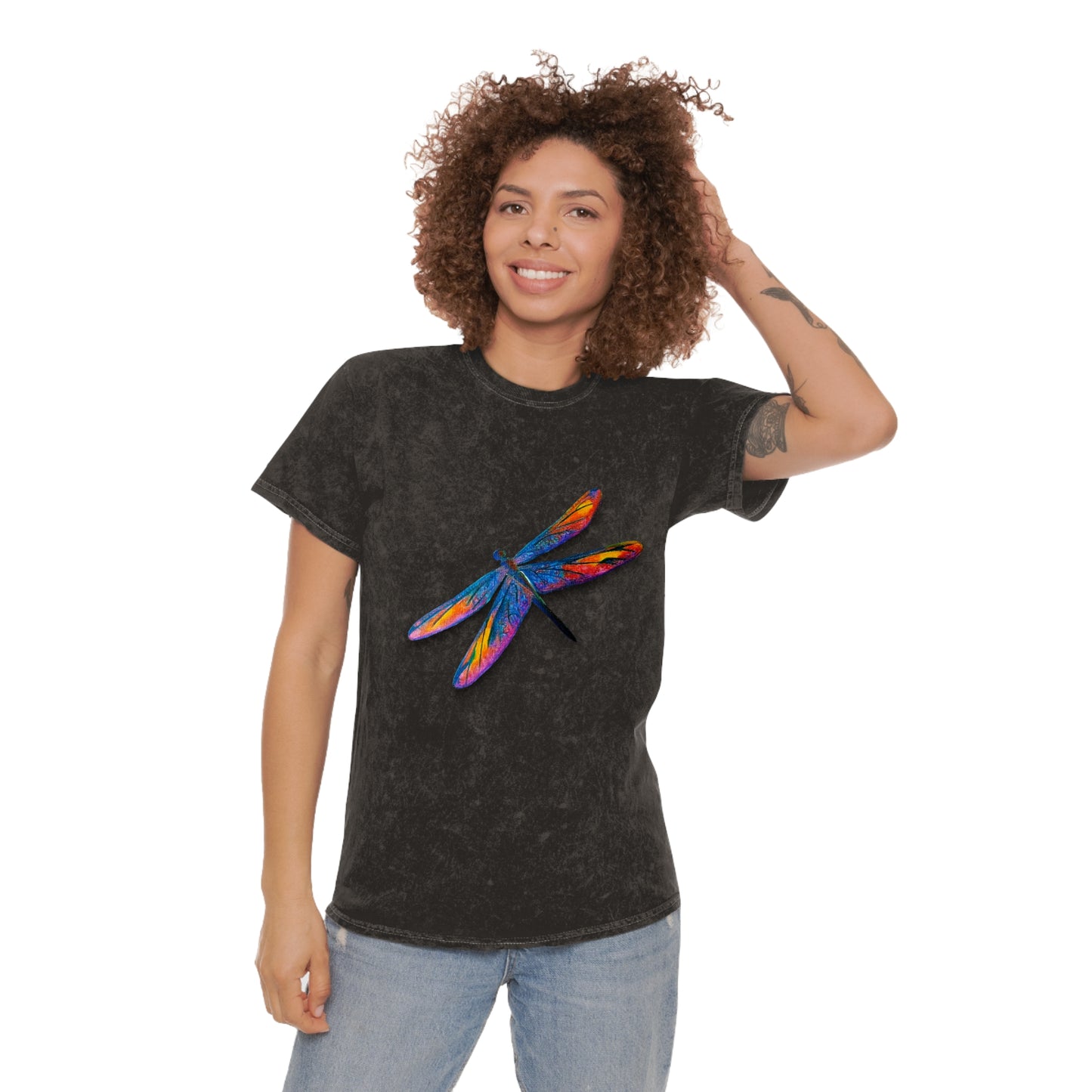 Dragon Fly Mineral Unisex Wash T-Shirt