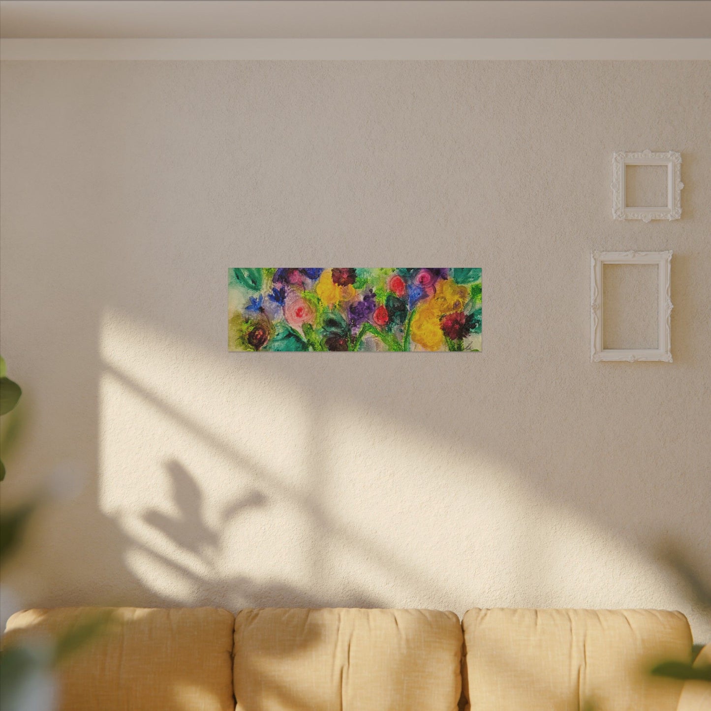 Abstract Flowers Canvas Gallery Wrap