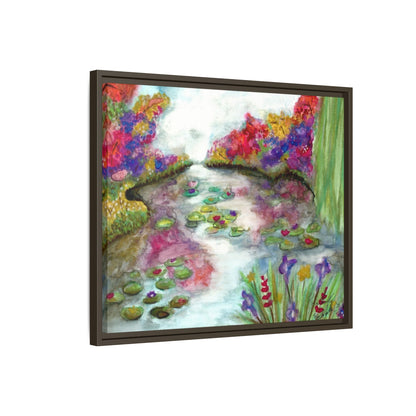 Floral Summer Pond Framed Wall Art