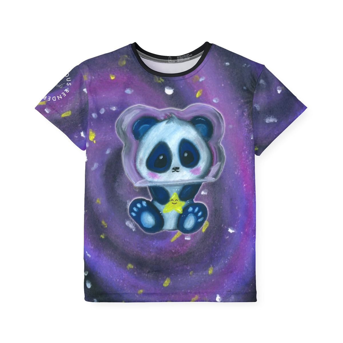 Kids Panda Galaxy Jersey — Cute Star-Holding Panda All-Over Print