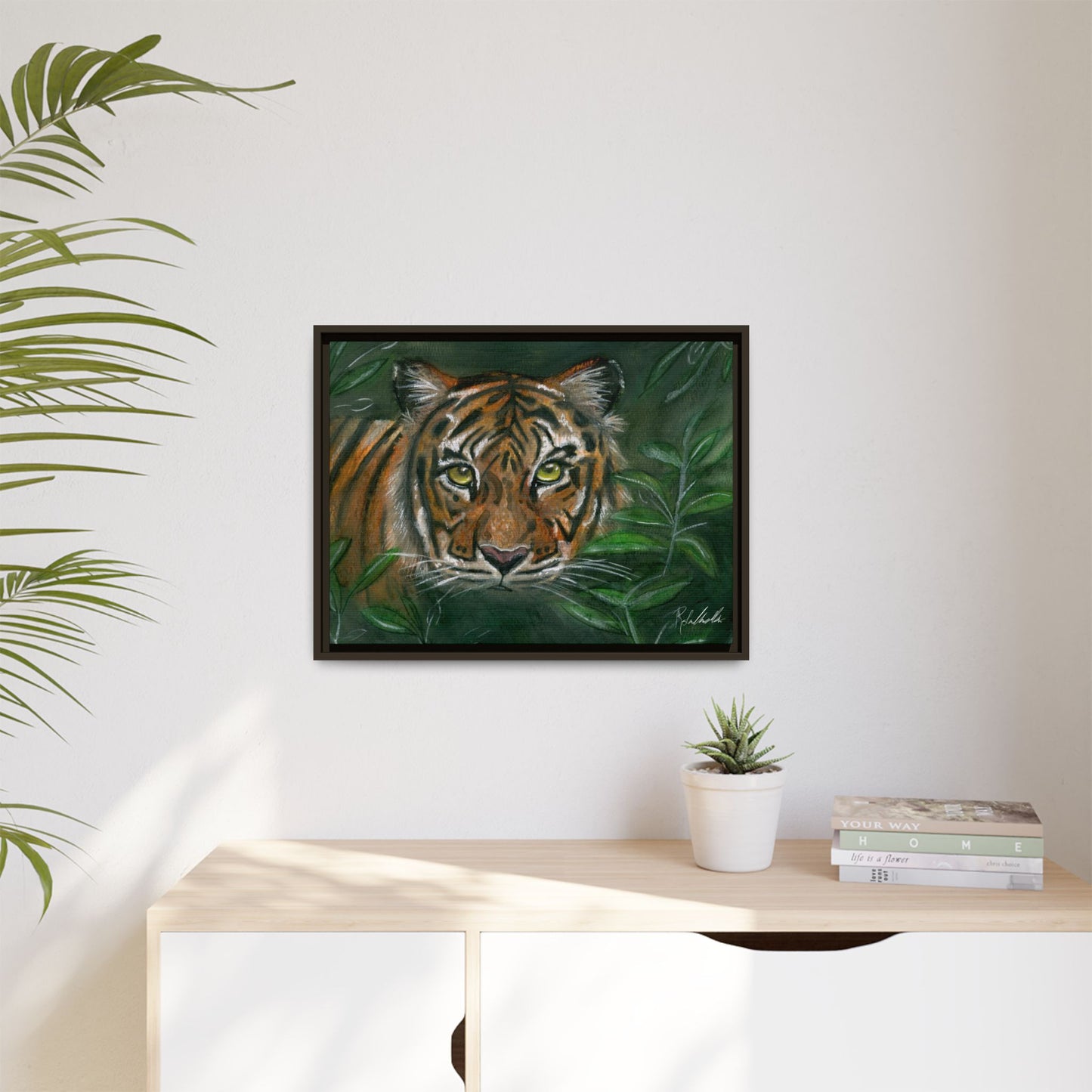 Jungle Tiger Framed Wall Art