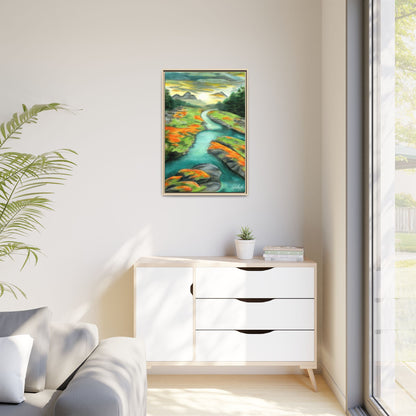 Mountain Stream Framed Wall Art