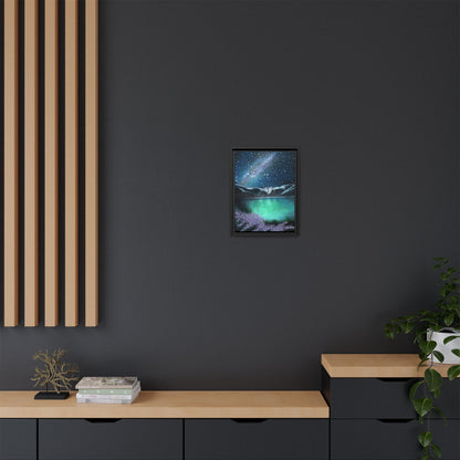Night Sky over Spring Lake Framed Wall Art