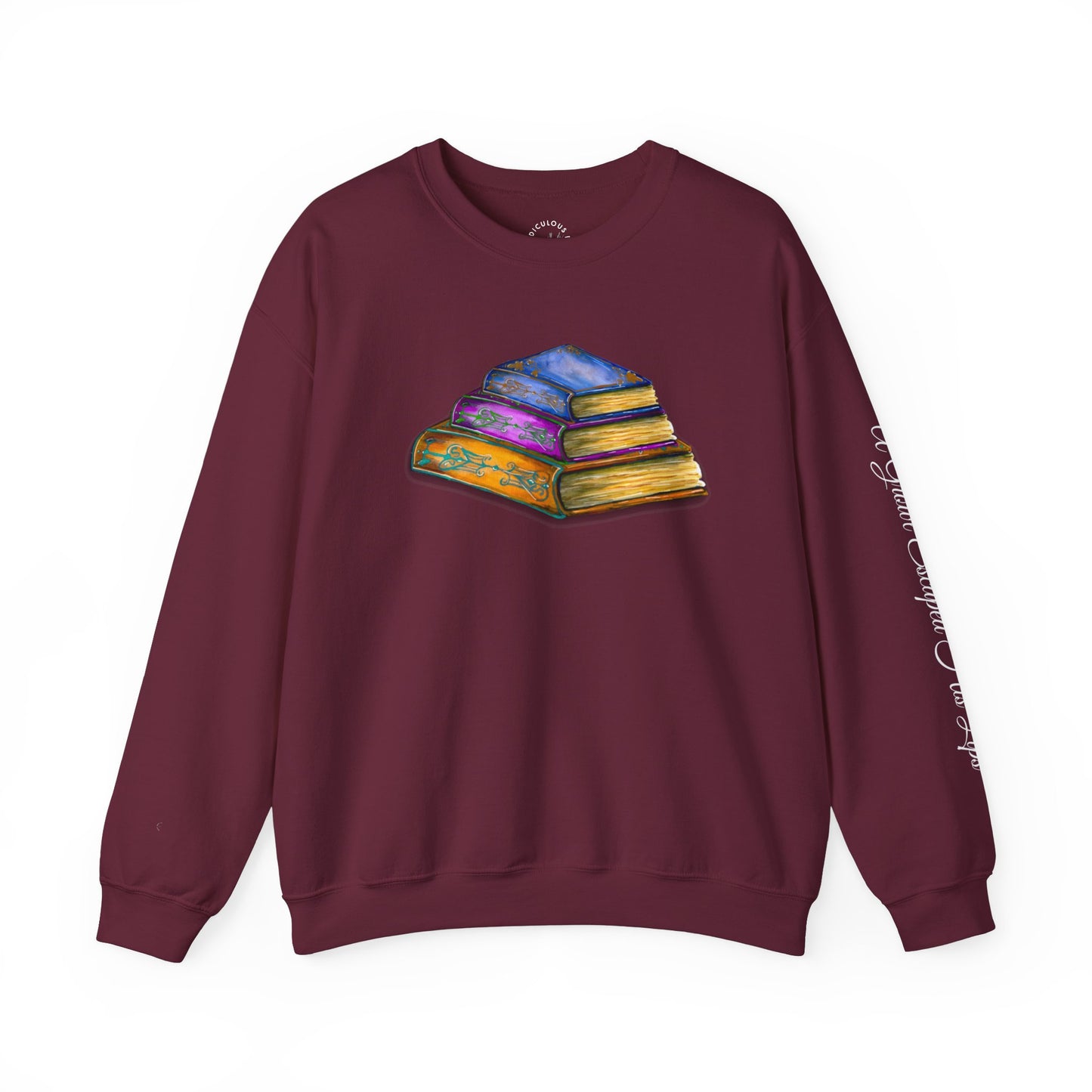 Book- A Growl Escaped His Lips Unisex Heavy Blend™ Crewneck Sweatshirt