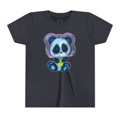 Cute Star Panda Youth Tee — Adorable Cartoon Panda Kids T-Shirt