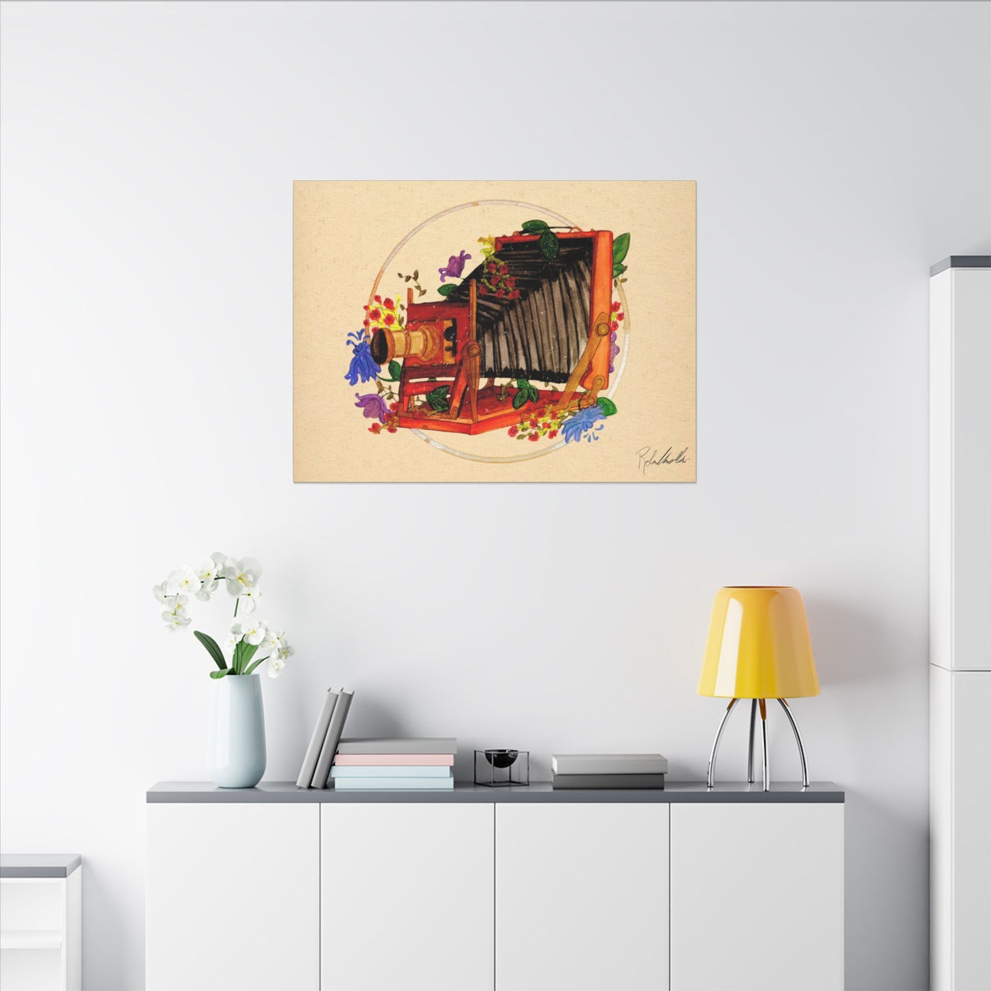 Vintage camera Canvas Gallery Wrap