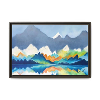 Blue and Gray Smokey Mountains Framed Wall Art