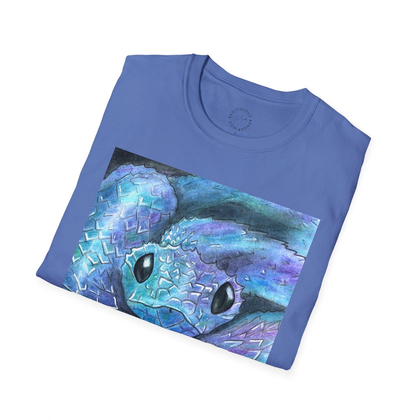 Cute Snake Unisex Softstyle Print T-Shirt