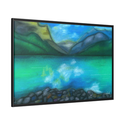 Mountain Lake Framed Wall Art