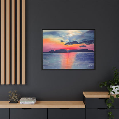 Sleeping Giant at Dawn Framed Wall Art