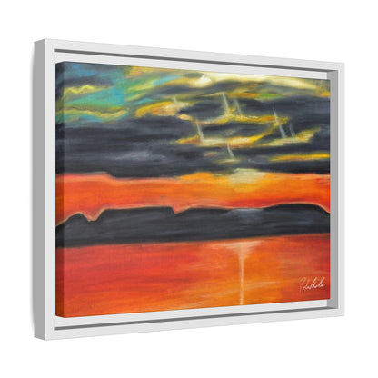 Sleeping Giant at Sunset Framed Wall Art