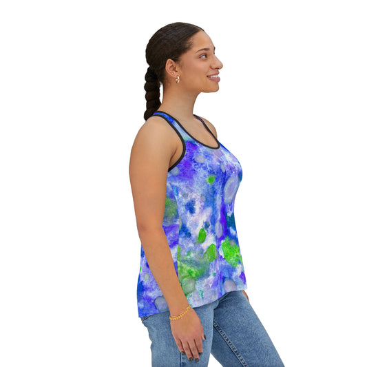 Blue Dot Women's Tank Top (AOP)