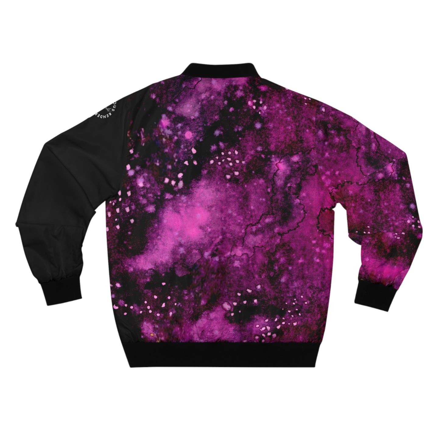 Rose Colored Galaxy Men's Bomber Jacket (AOP)