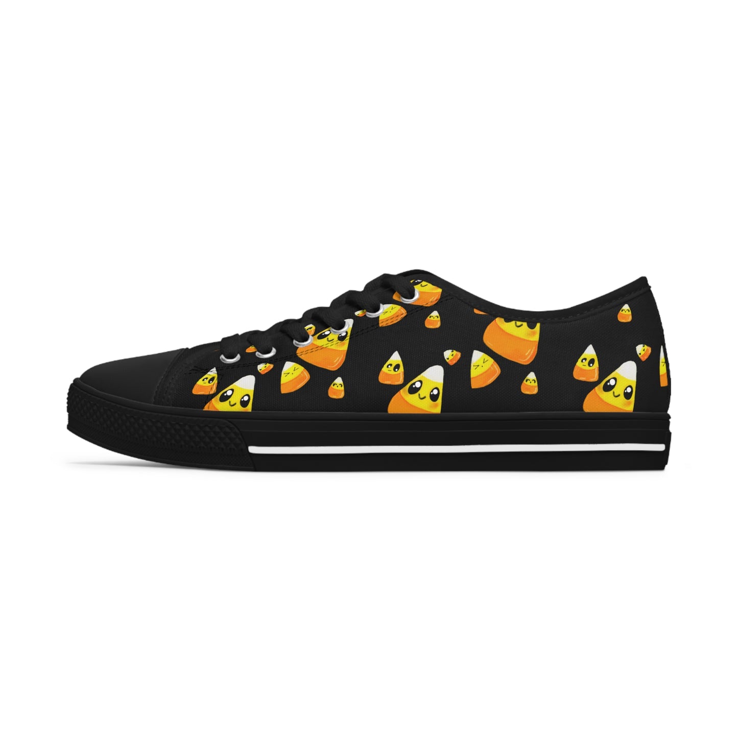 Candy Corn Halloween Printed Unisex Classic Low Top Sneaker Shoes