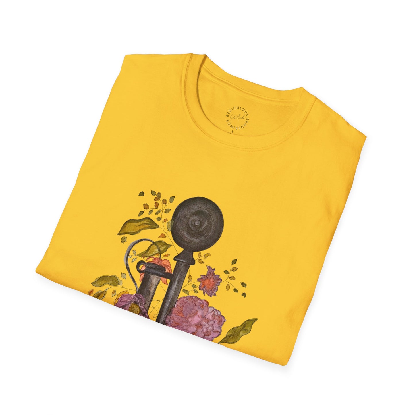 Vintage Phone Unisex Softstyle T-Shirt