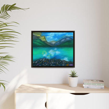 Mountain Lake Framed Wall Art