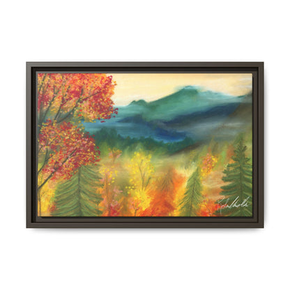 Fall Mountains Framed Wall Art