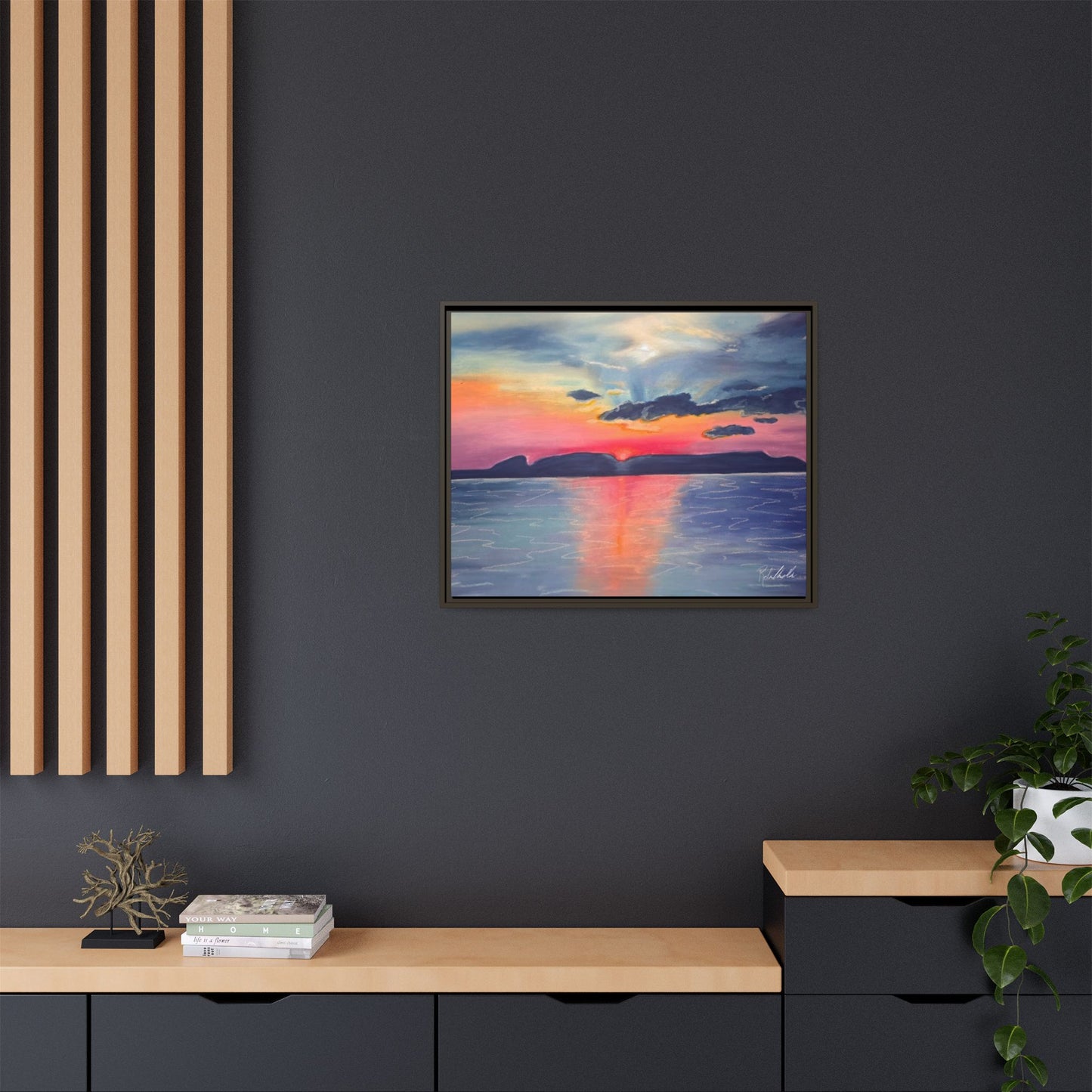 Sleeping Giant at Dawn Framed Wall Art