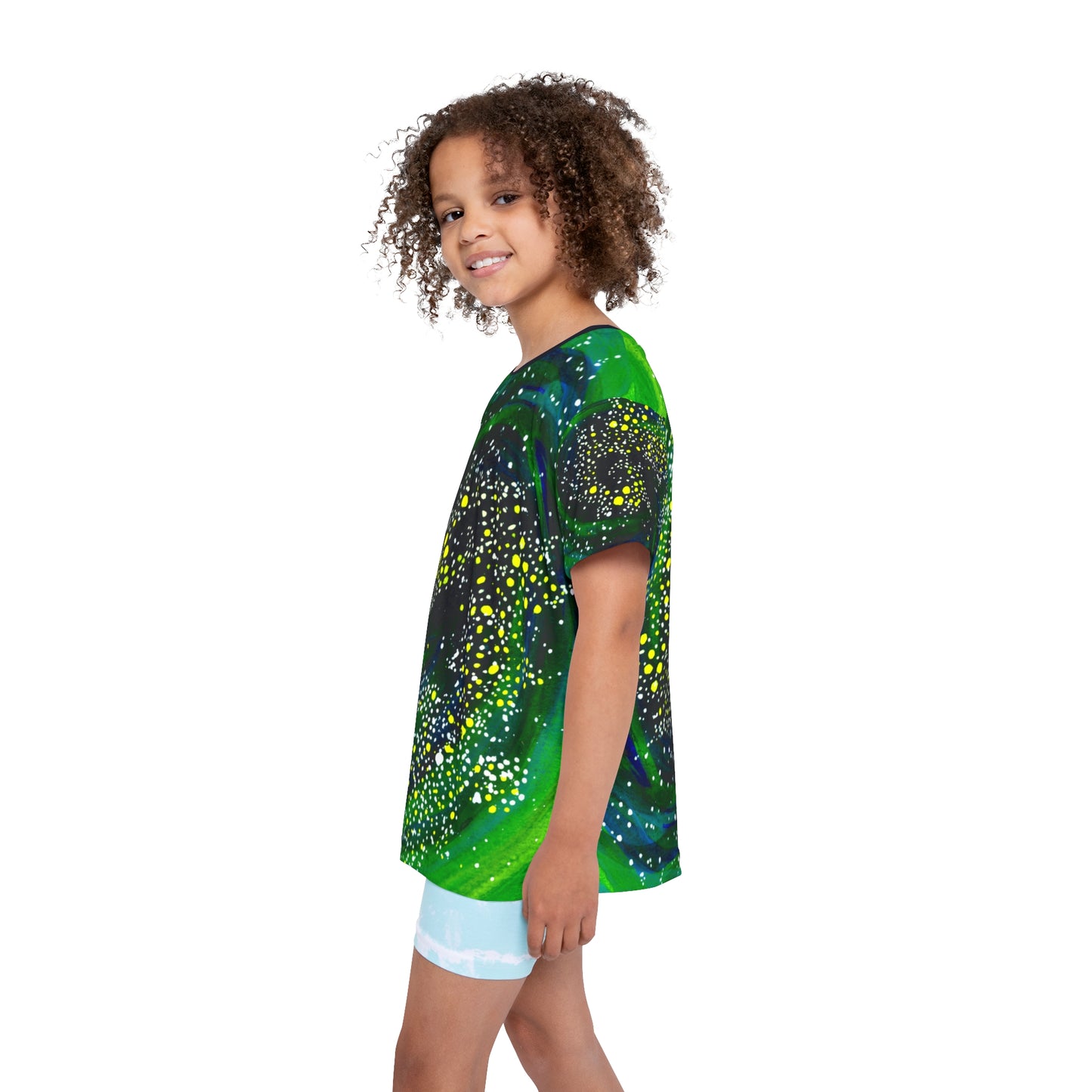 Spiral Galaxy Kids Sports Jersey (AOP)