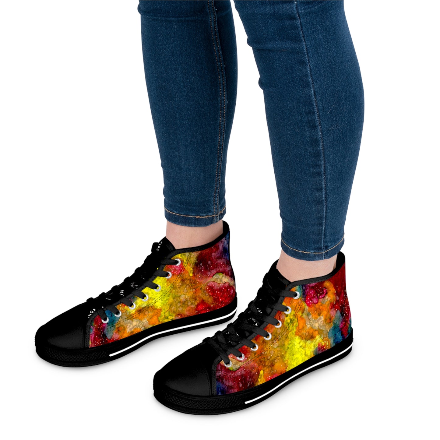 Sunset Clouds Galaxy Unisex Classic High Top Sneakers