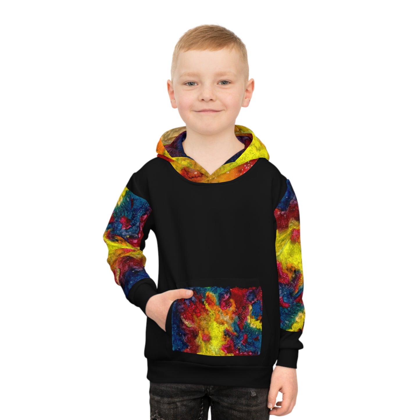 Sunset Clouds Galaxy Children's Hoodie (AOP)