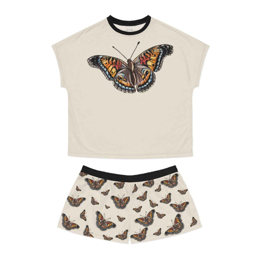 Butterfly Dream Women's Short Pajama Set – Vintage Monarch Print