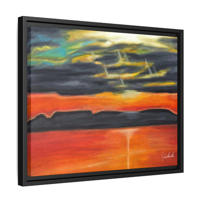 Sleeping Giant at Sunset Framed Wall Art