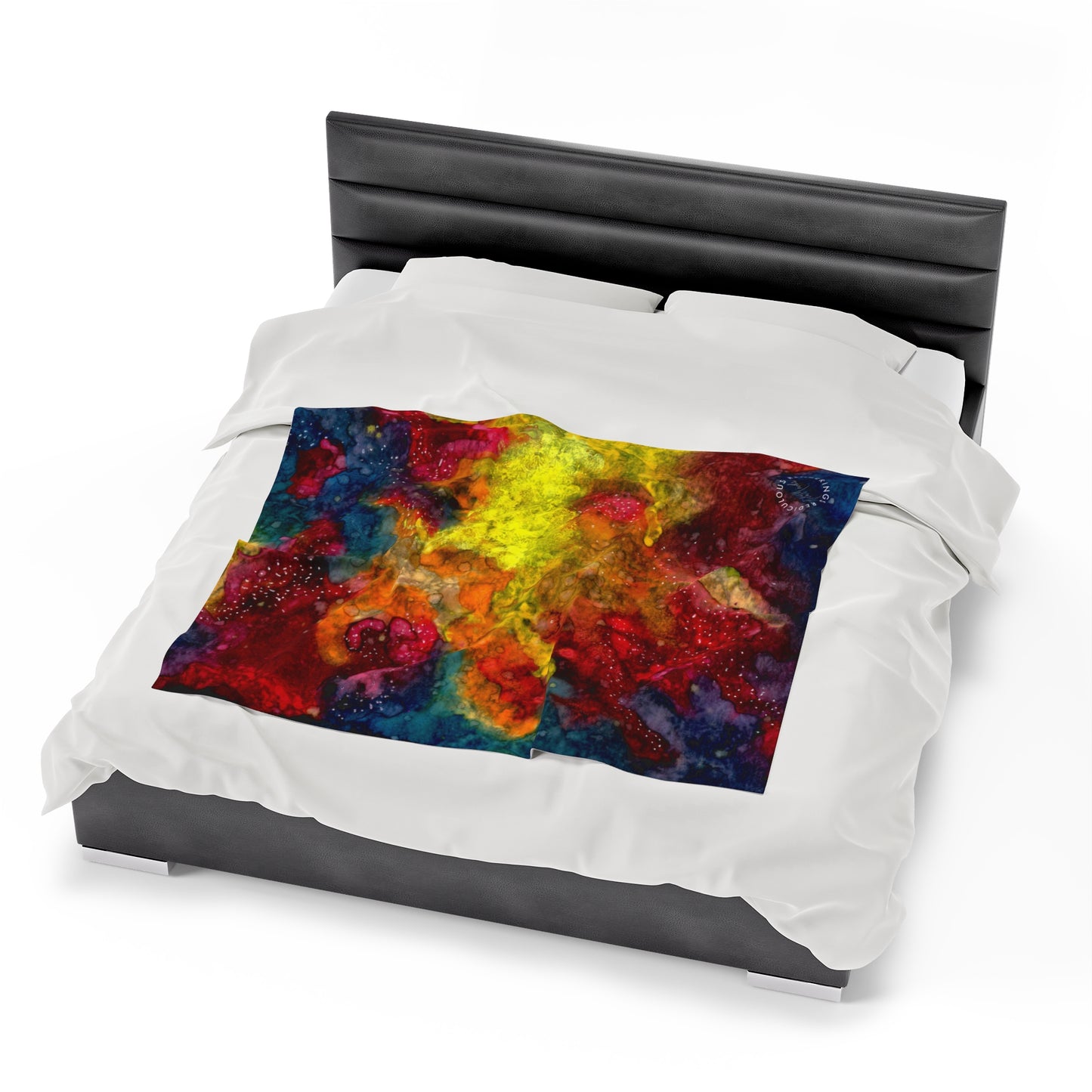 Sunset Clouds Galaxy Velveteen Plush Blanket