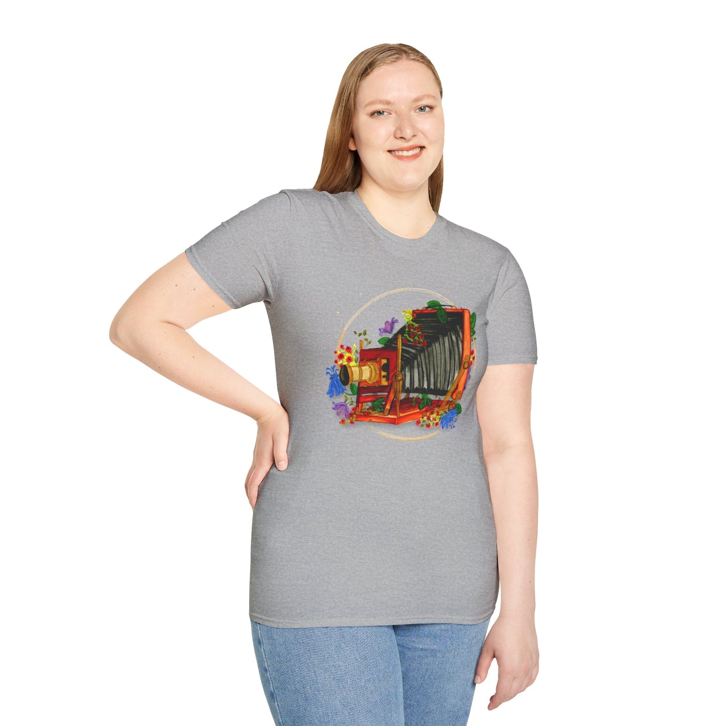 Vintage Camera Unisex Softstyle T-Shirt