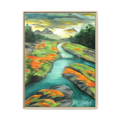 Mountain Stream Framed Wall Art
