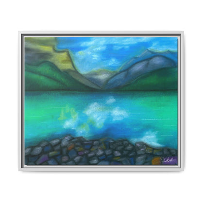 Mountain Lake Framed Wall Art
