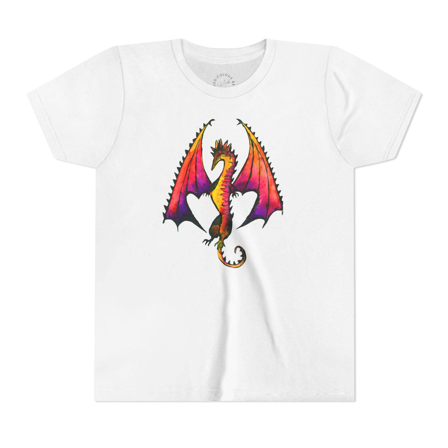 Kids Dragon T-Shirt — Colorful Fantasy Dragon Youth Tee