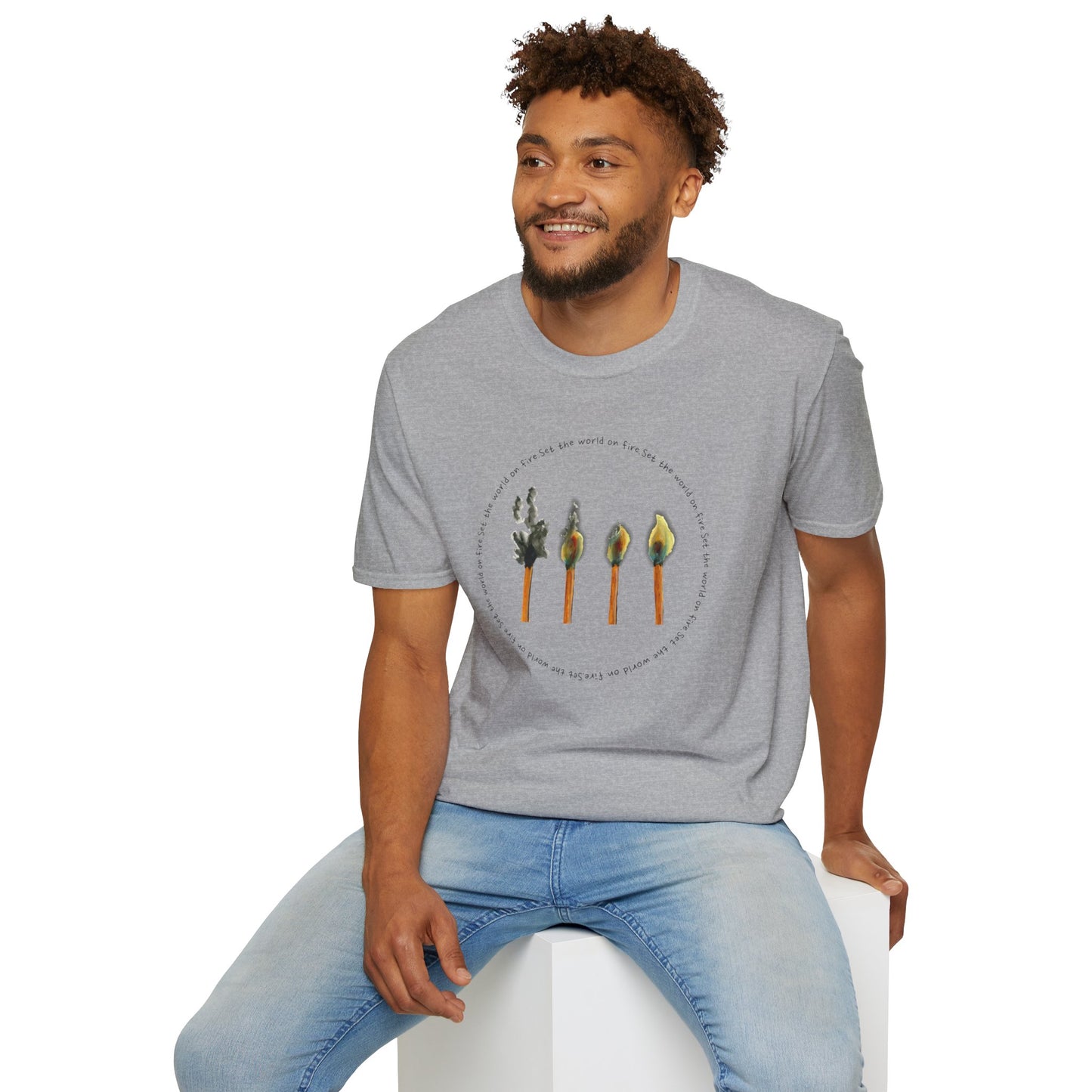 Light the World on Fire Unisex Softstyle T-Shirt