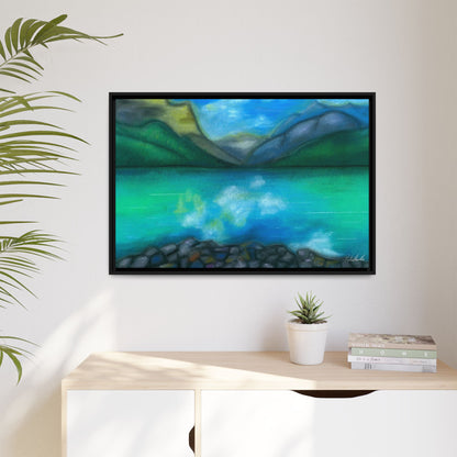 Mountain Lake Framed Wall Art