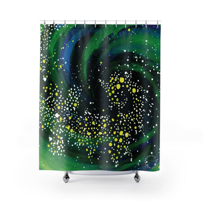 Spiral Galaxy Shower Curtain